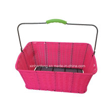Willow Material Bike Basket with Handle (HBK-147)